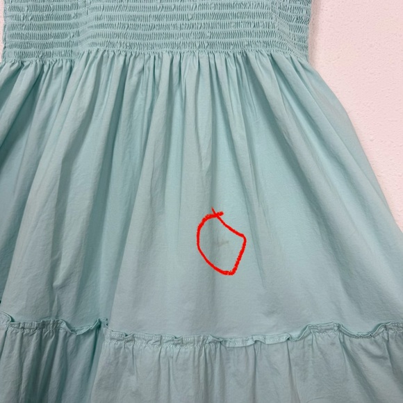 Hill House Home Ellie Nap Midi Sleeveless Blue Dress Sz Small - Picture 12 of 12